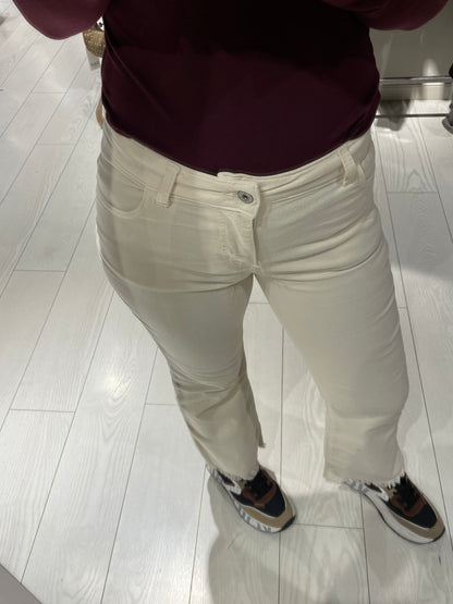 Pantalone flair velluto Dixie