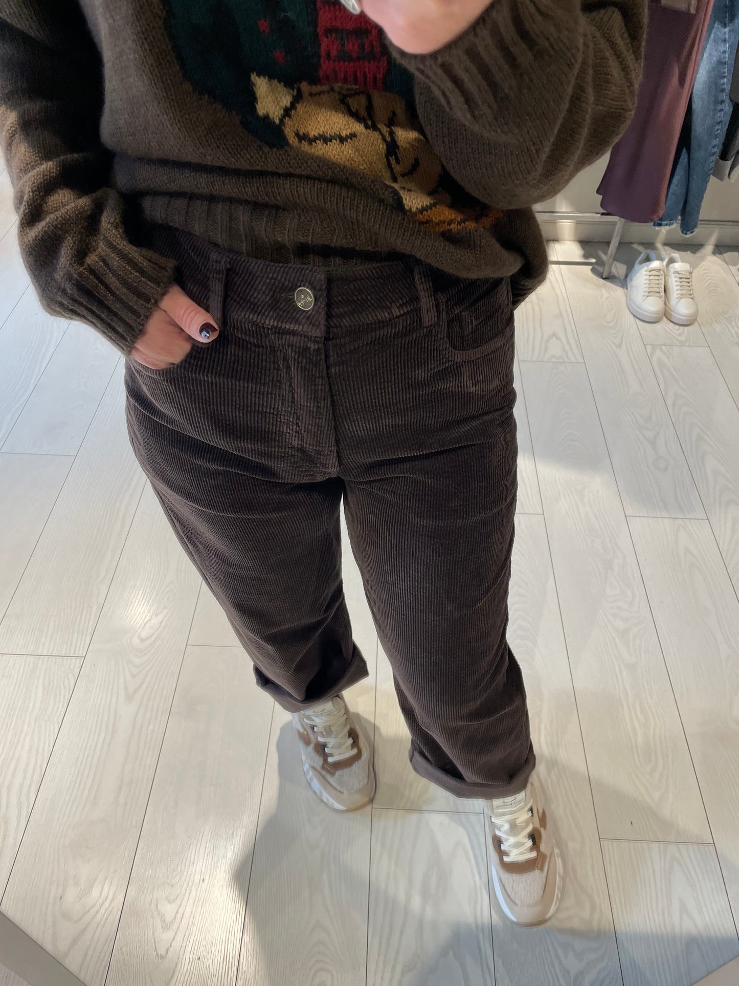 Pantalone velluto coste Philia Loft