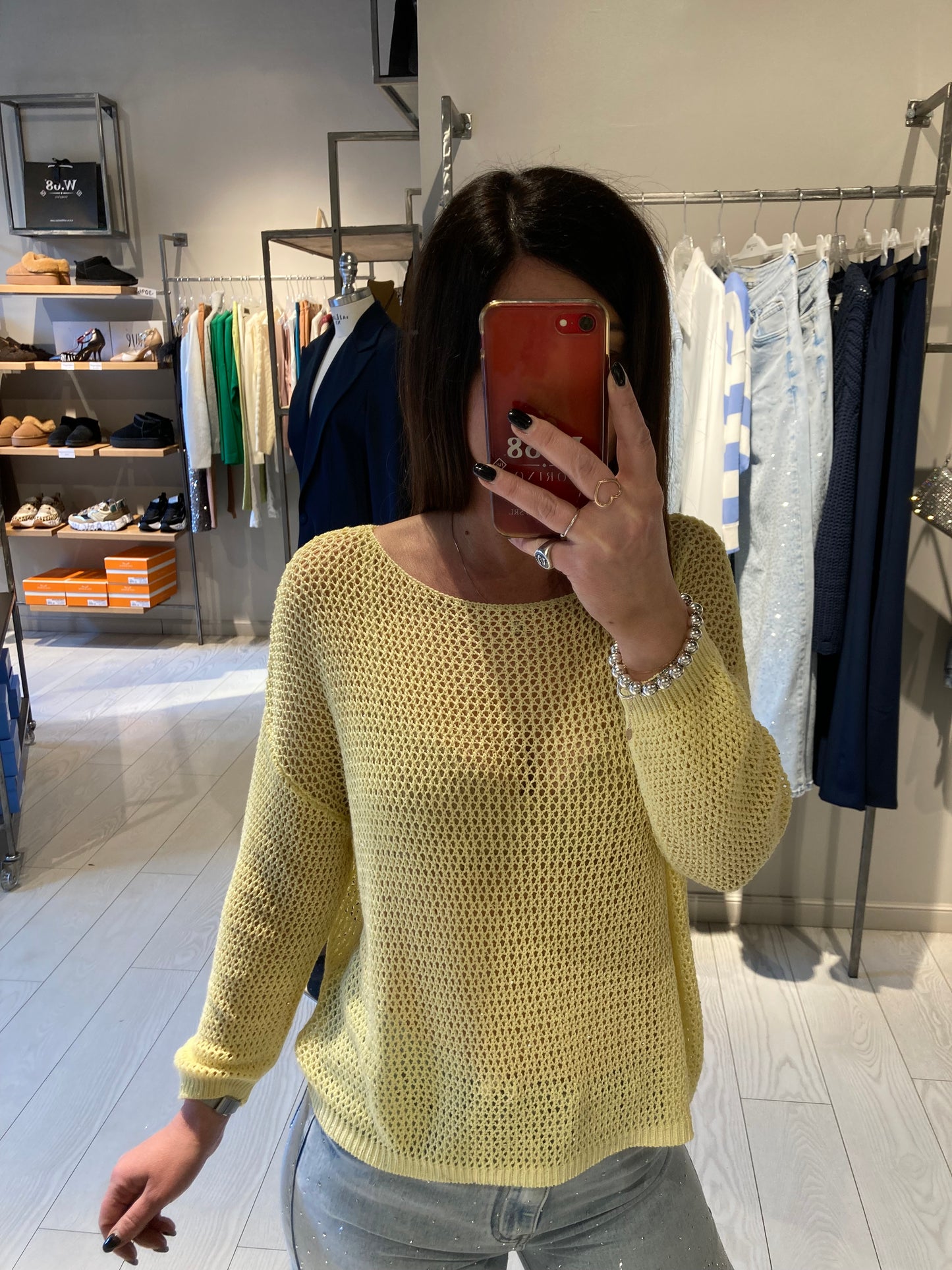 Maglia rete paillettes Susy Mix