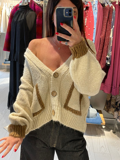 Cardigan bicolore Have One