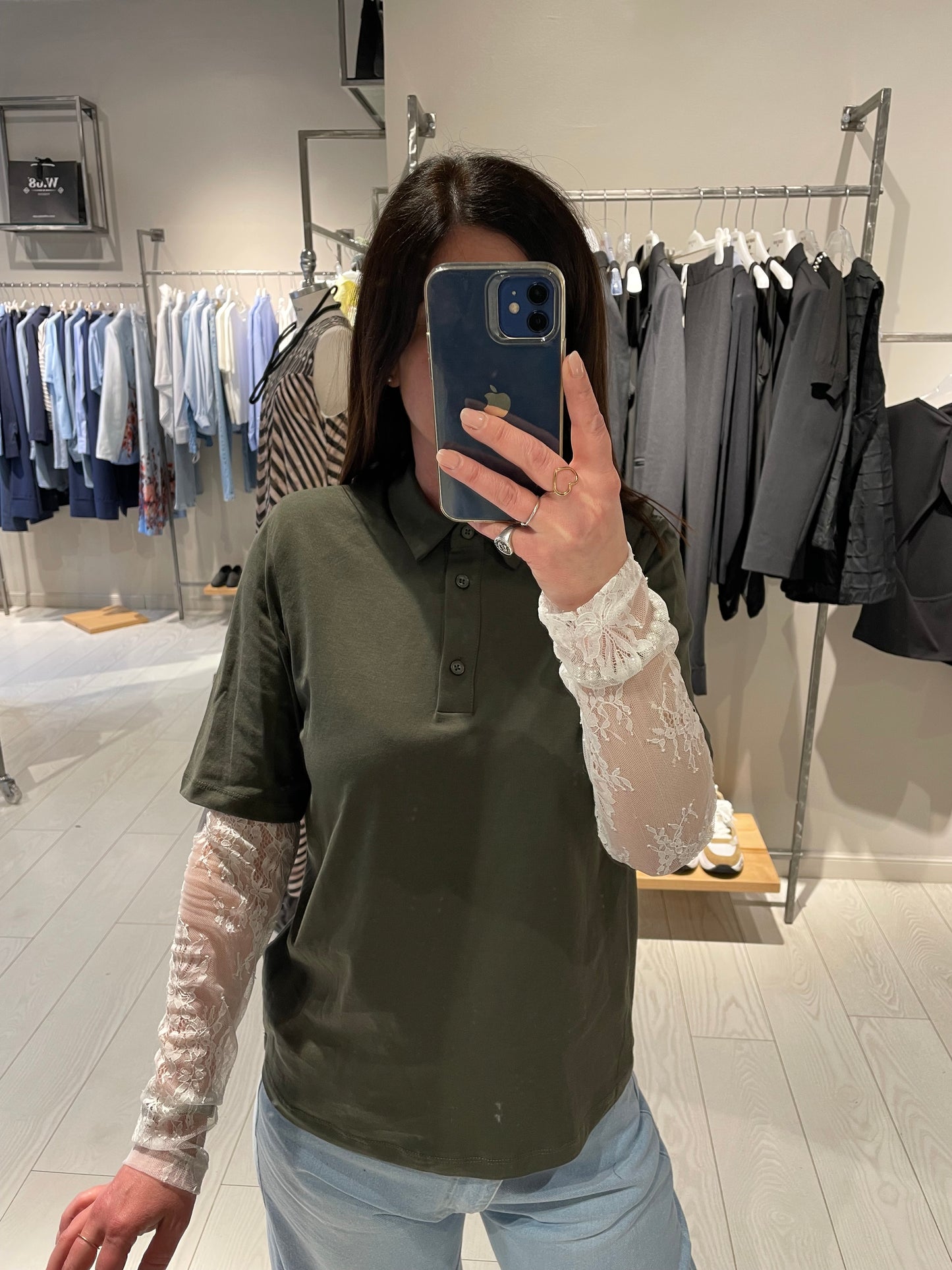 Polo maniche pizzo Susy Mix