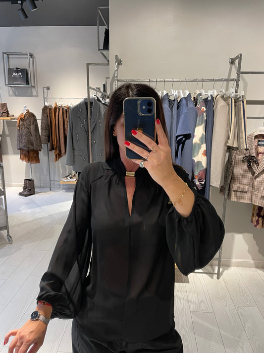 Blusa georgette accessorio Susy Mix