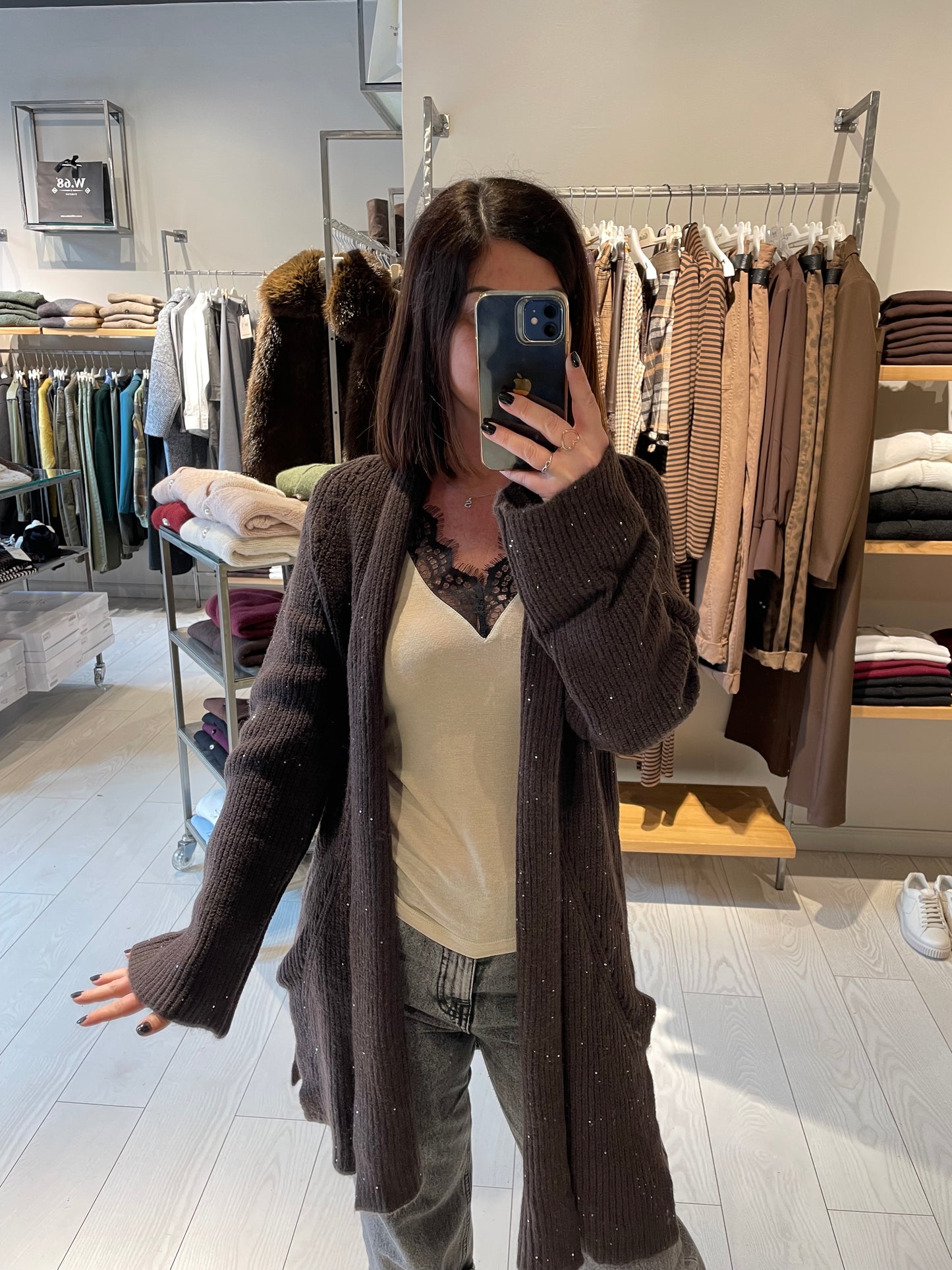 Cardigan paillettes Susy Mix