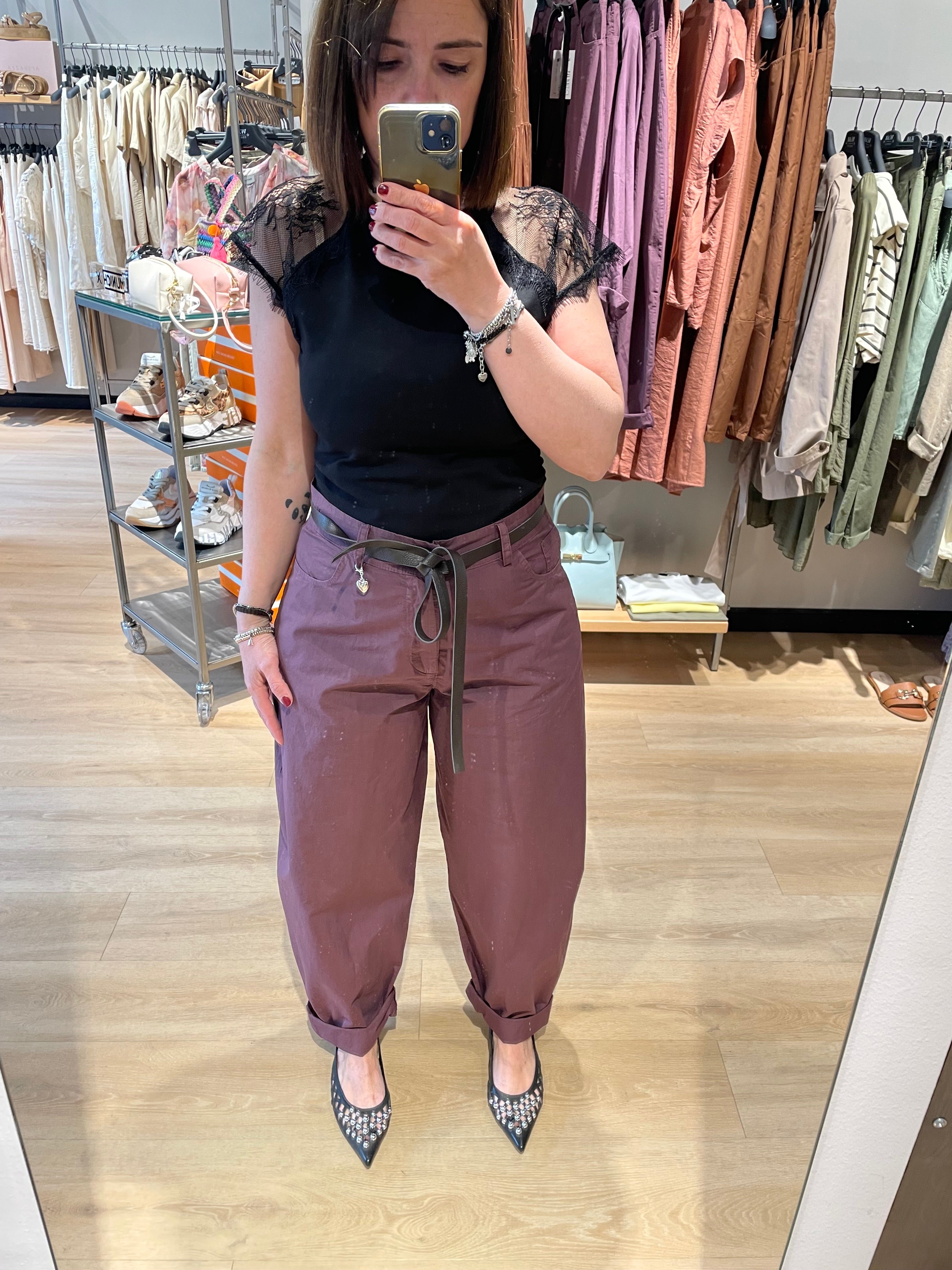 Susy Mix egg-shaped trousers