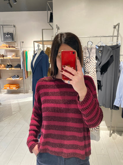 Maglia righe lurex Kontatto