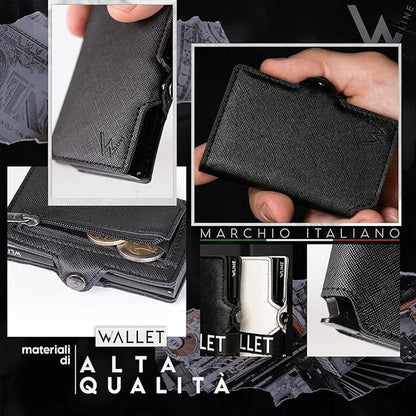 WLine Card Holder - with Coin Pocket Zip 