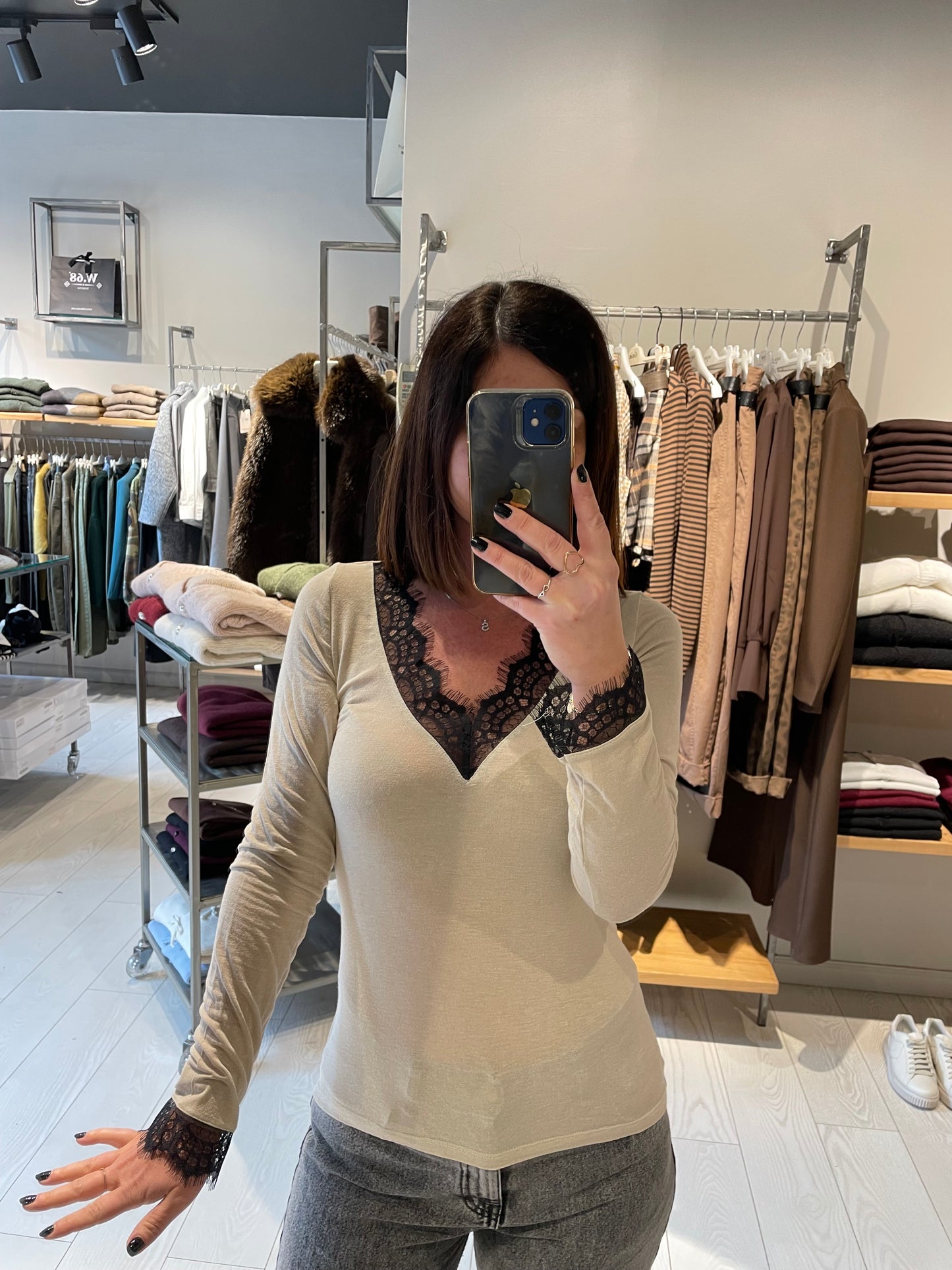 Maglia profilo pizzo Susy Mix