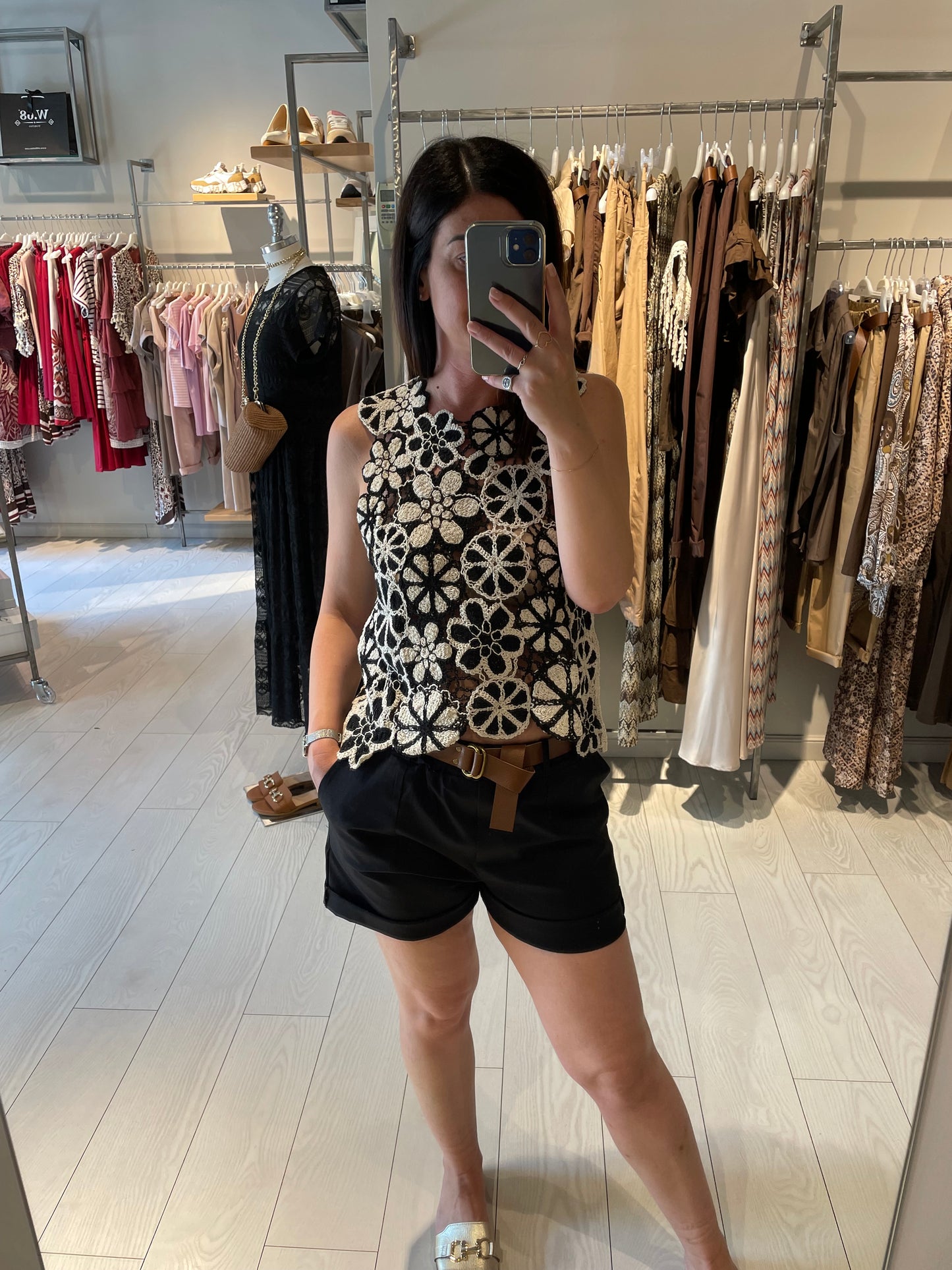 Short con cintura Susy Mix