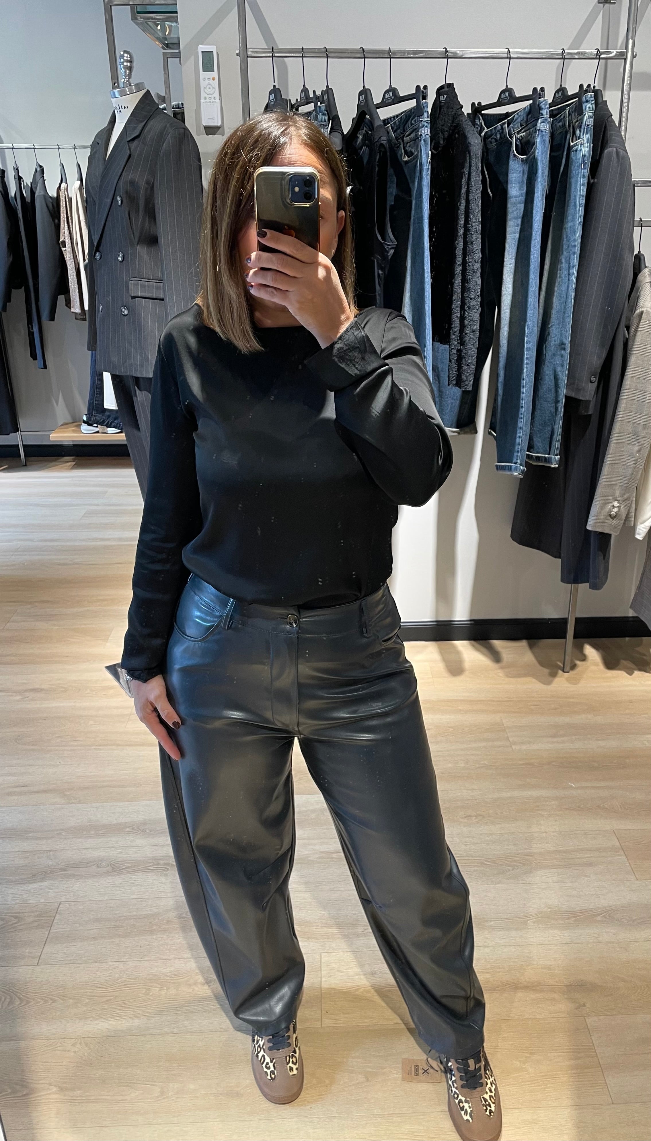 Pantalone ecopelle Susy Mix