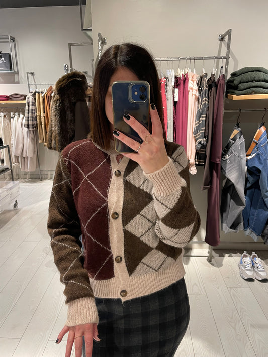 Cardigan rombi Susy Mix