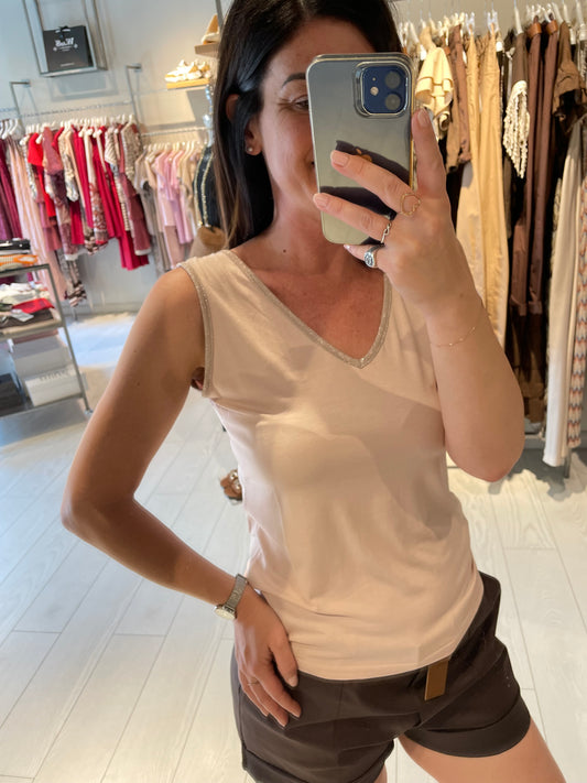 Canotta doppio scollo Susy Mix