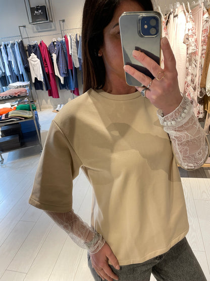 Felpa con pizzo Susy Mix