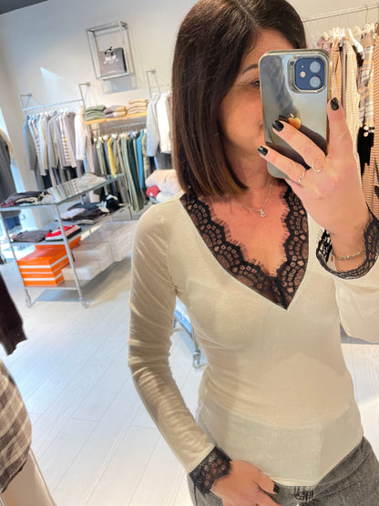 Maglia profilo pizzo Susy Mix