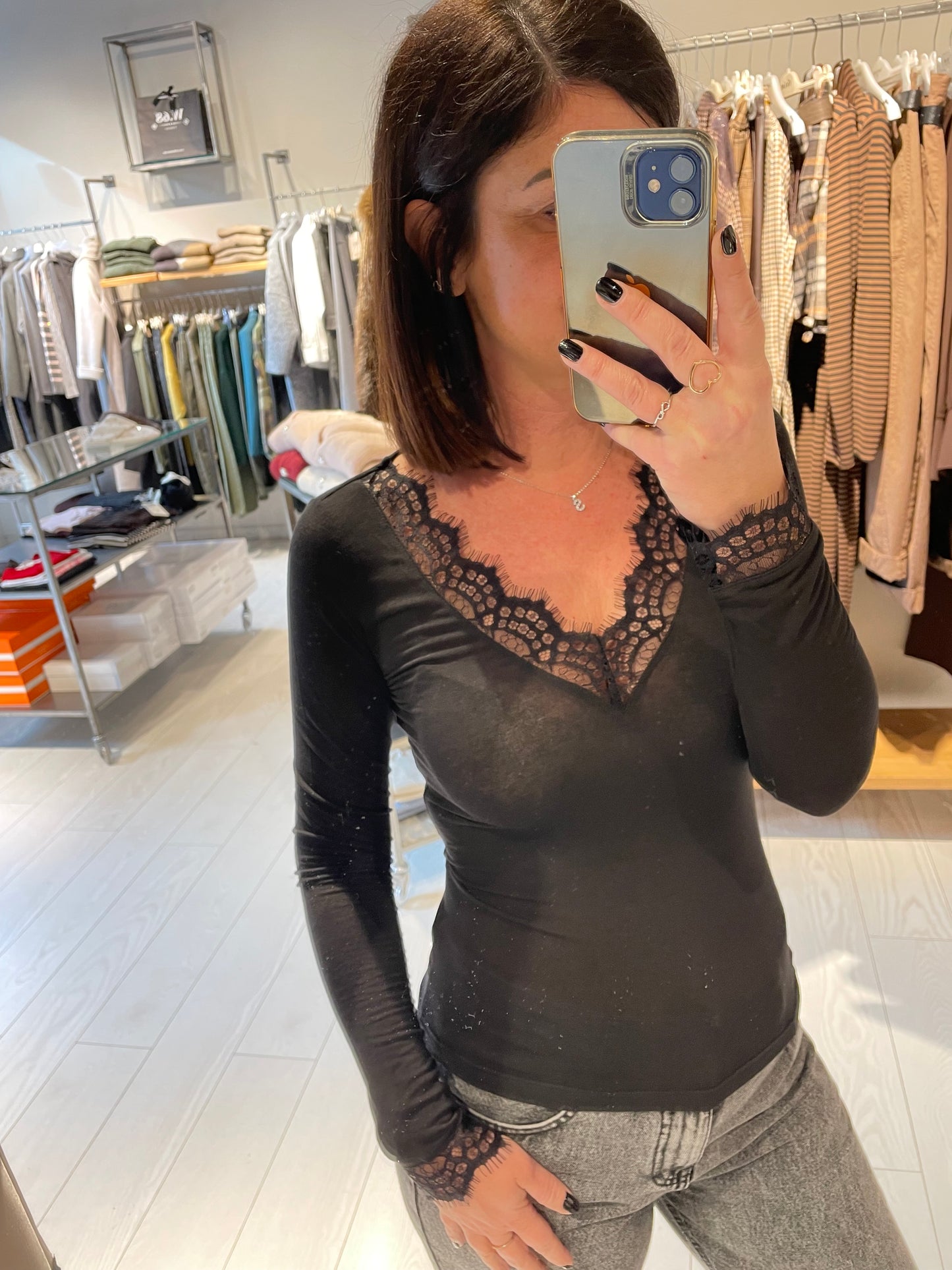 Maglia profilo pizzo Susy Mix