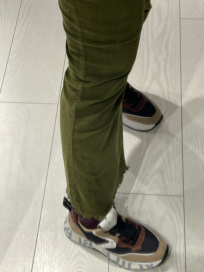 Pantalone flair velluto Dixie