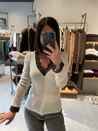 Maglia profilo pizzo Susy Mix