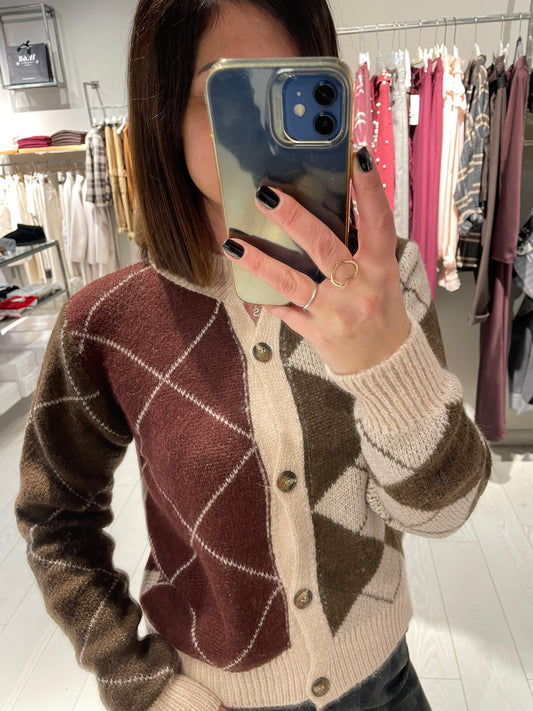 Cardigan rombi Susy Mix