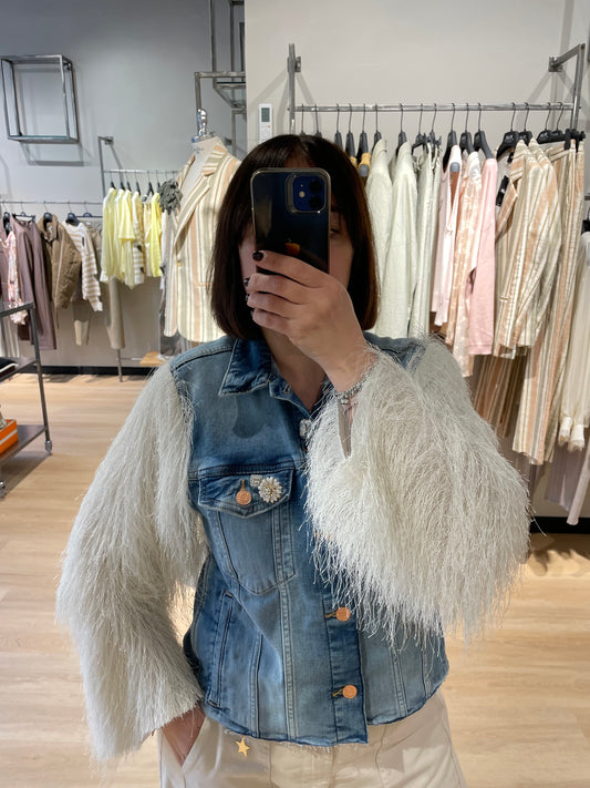 Giubbino vintage frange Susy Mix