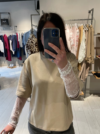 Felpa con pizzo Susy Mix