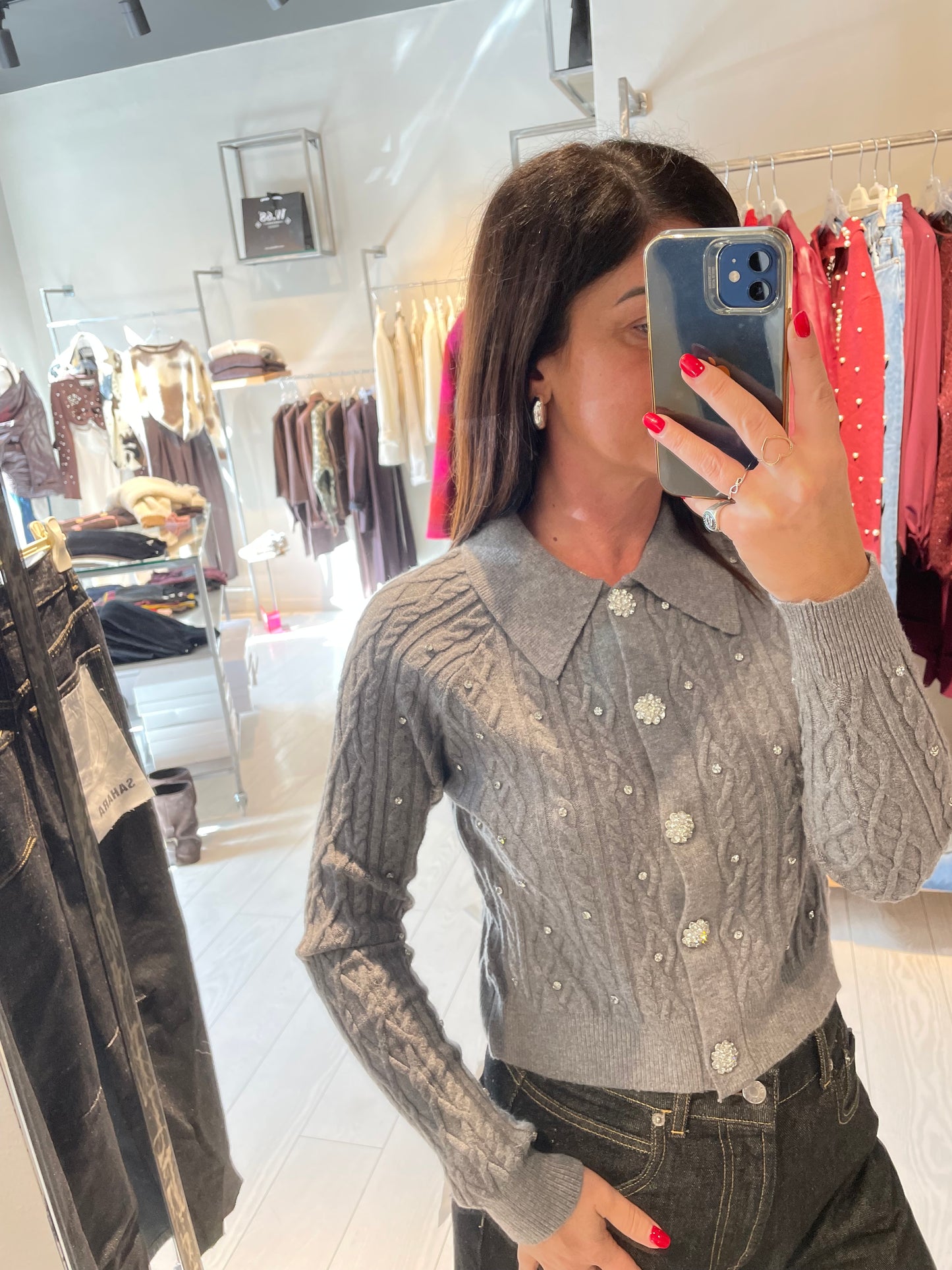 Giacca polo strass Have One