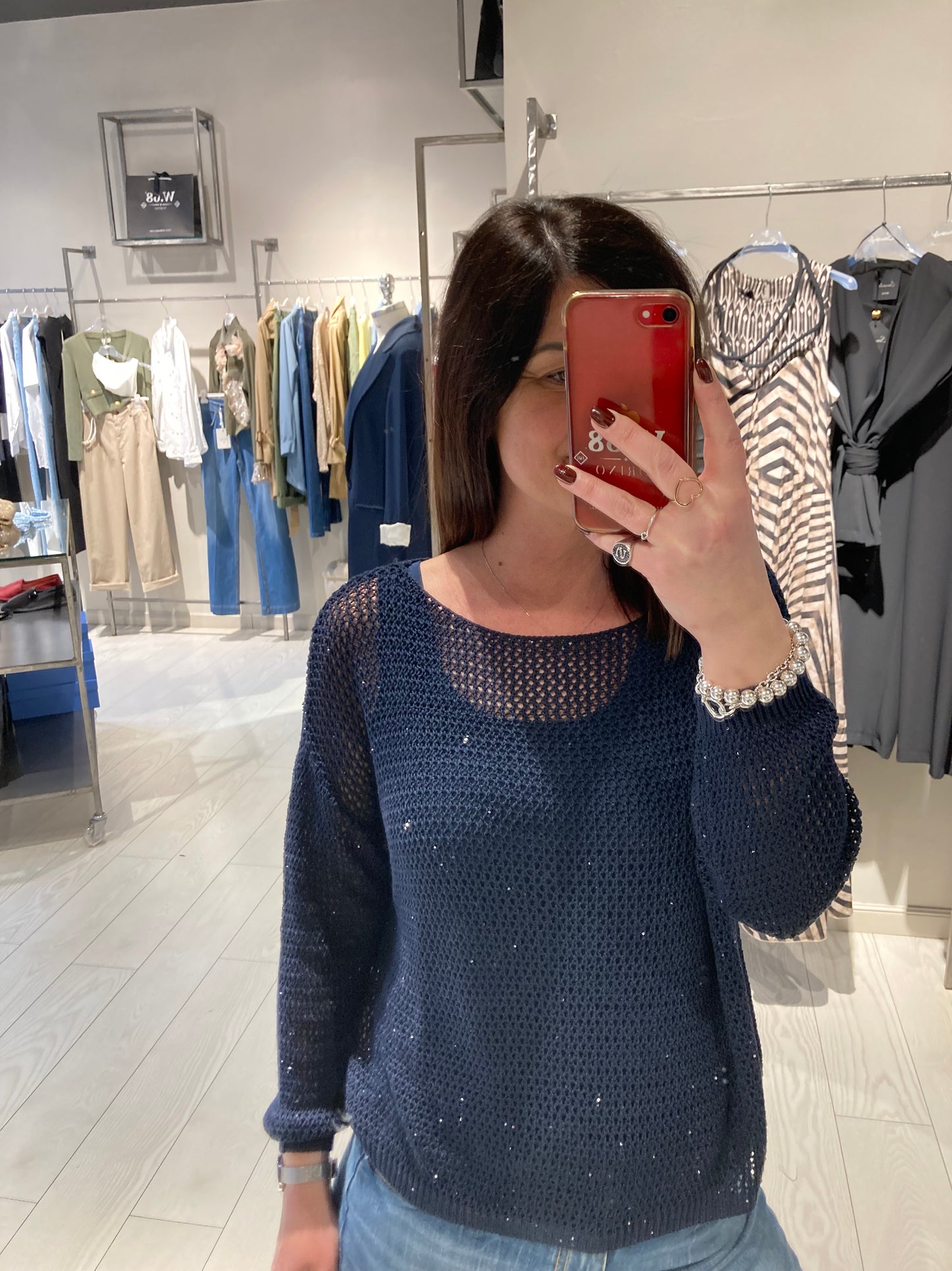 Maglia rete paillettes Susy Mix