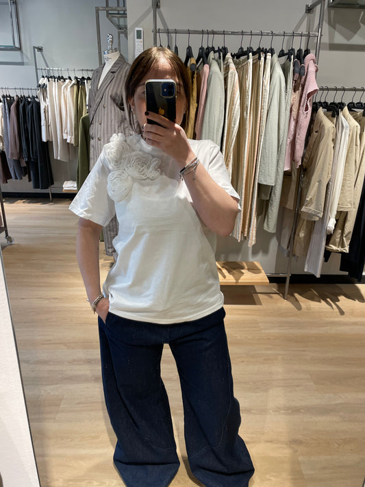 T-shirt  con fiore Susy Mix