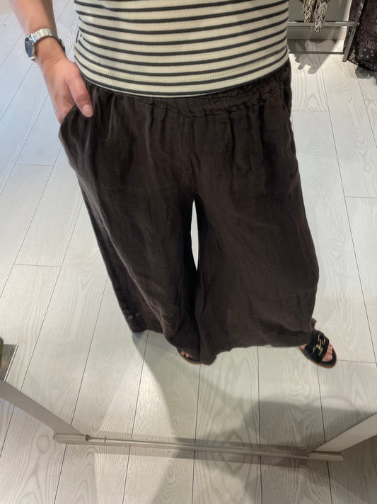 Pantalone palazzo lino Susy Mix