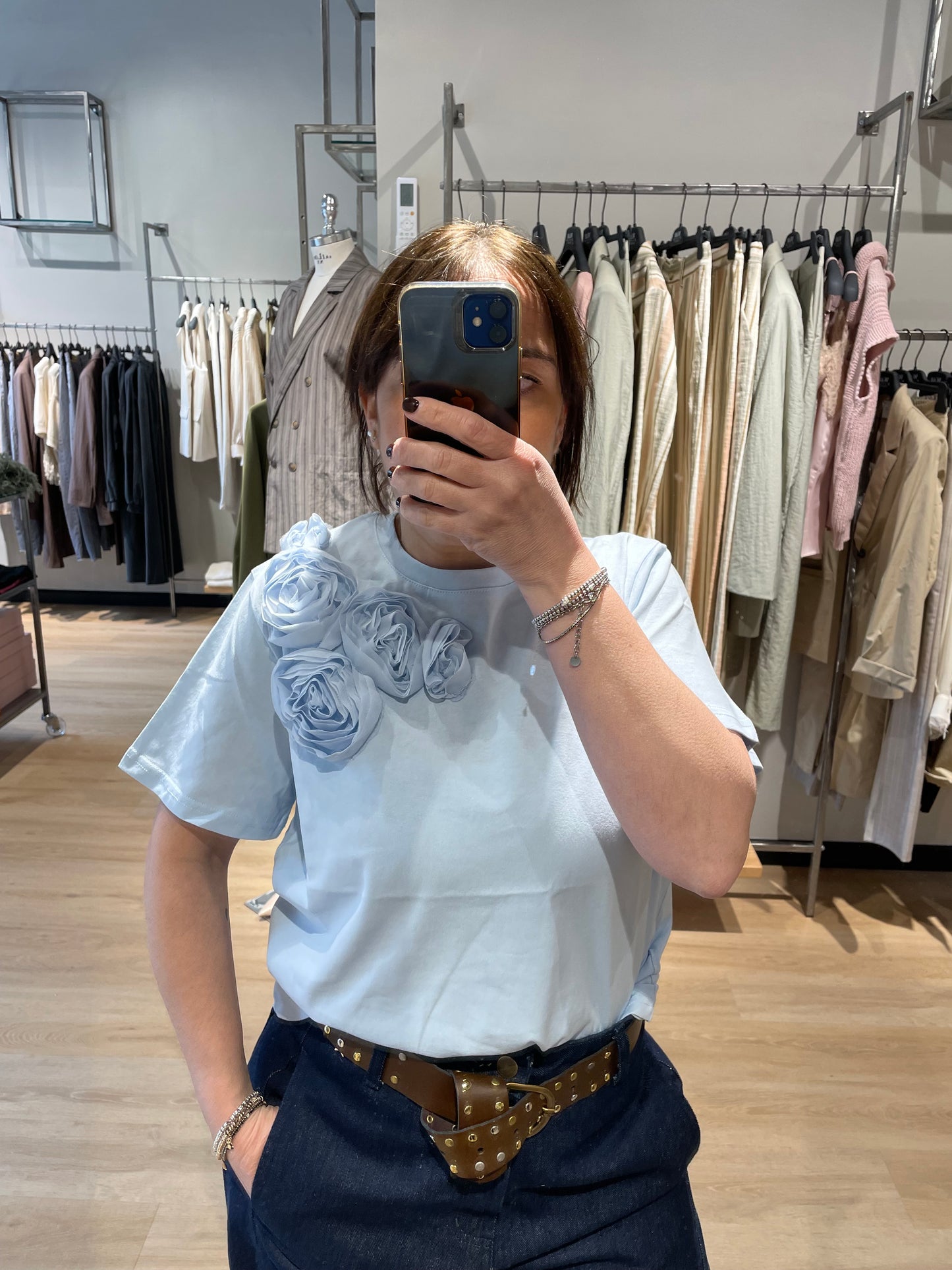 T-shirt  con fiore Susy Mix