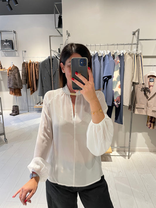 Blusa georgette accessorio Susy Mix
