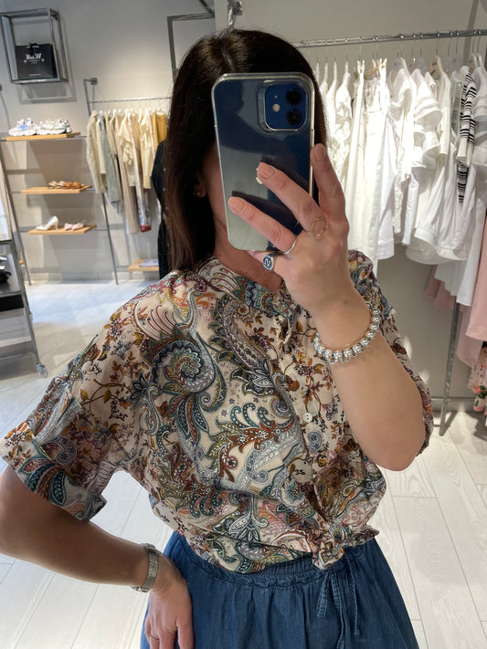 Camicia stampa cachemire Susy Mix