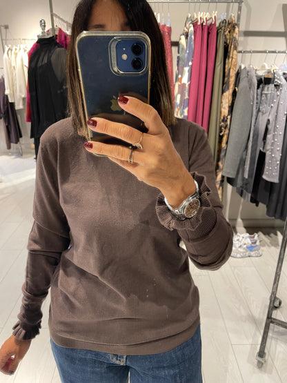 Maglia collo rouches Have One