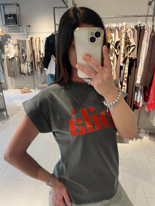 T-shirt scritta Susy Mix