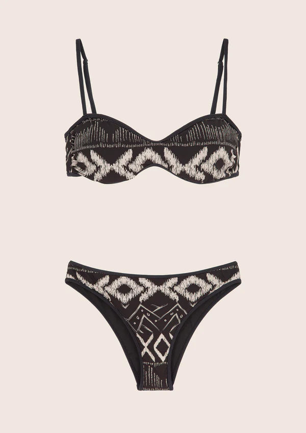 Bikini bandeau and fixed slip F**K