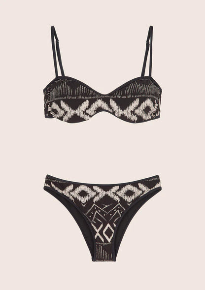 Bikini bandeau and fixed slip F**K