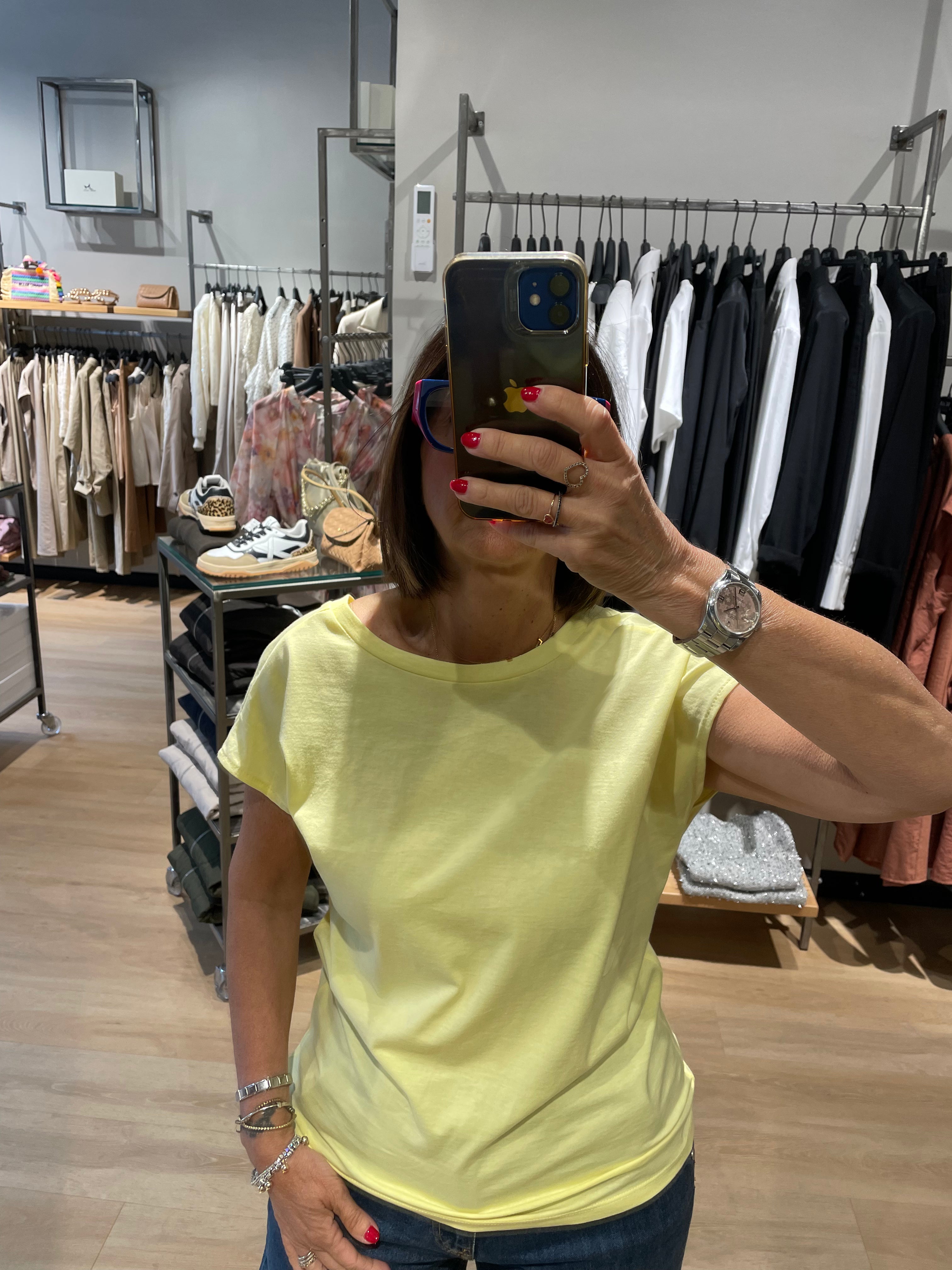 T-shirt scollo V Souvenir