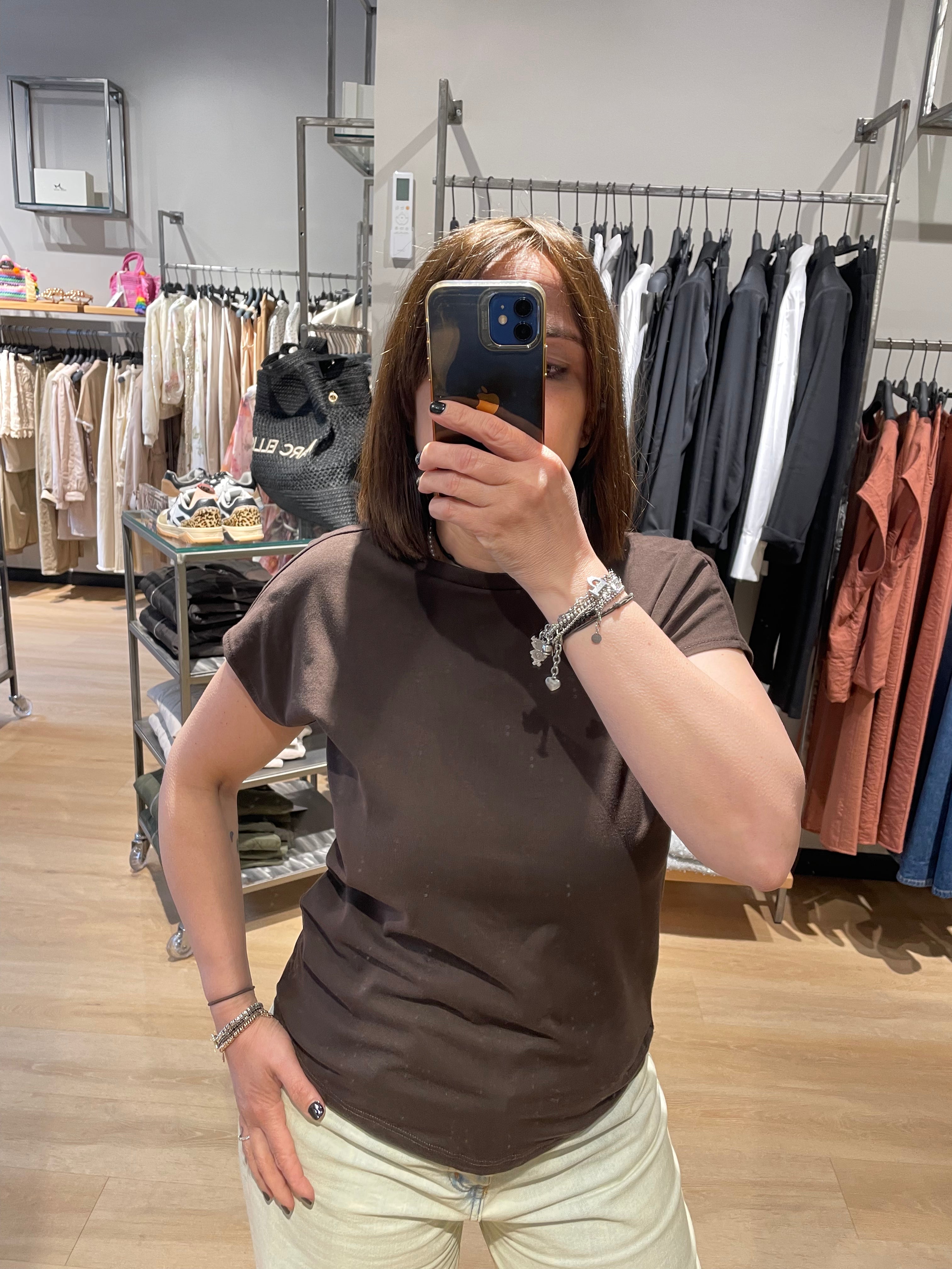 T-shirt scollo V Souvenir