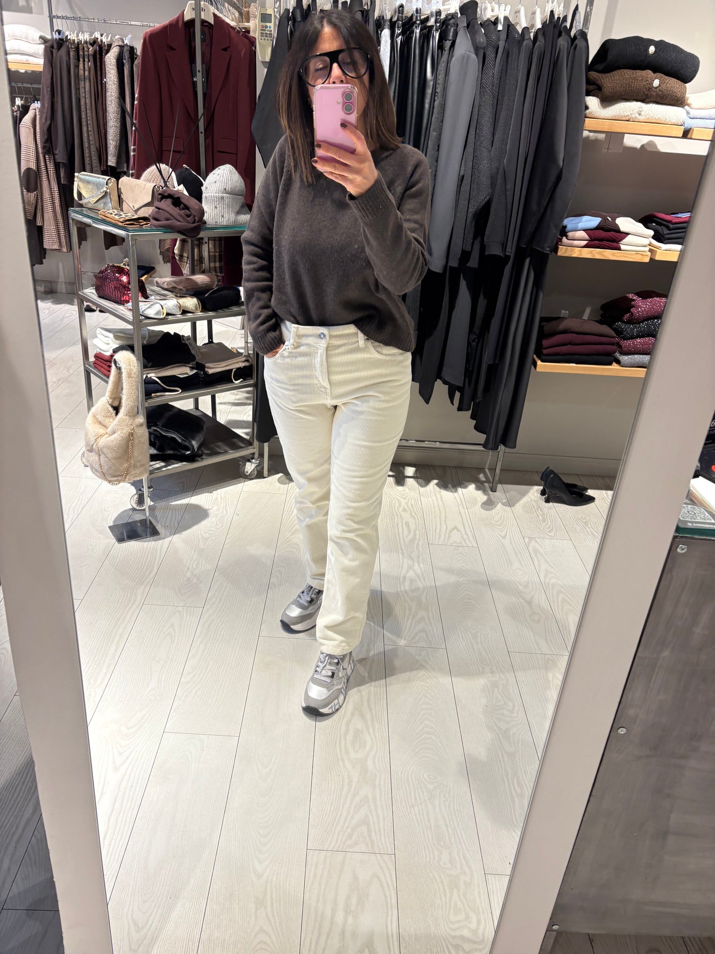 Pantaloni velluto Susy Mix