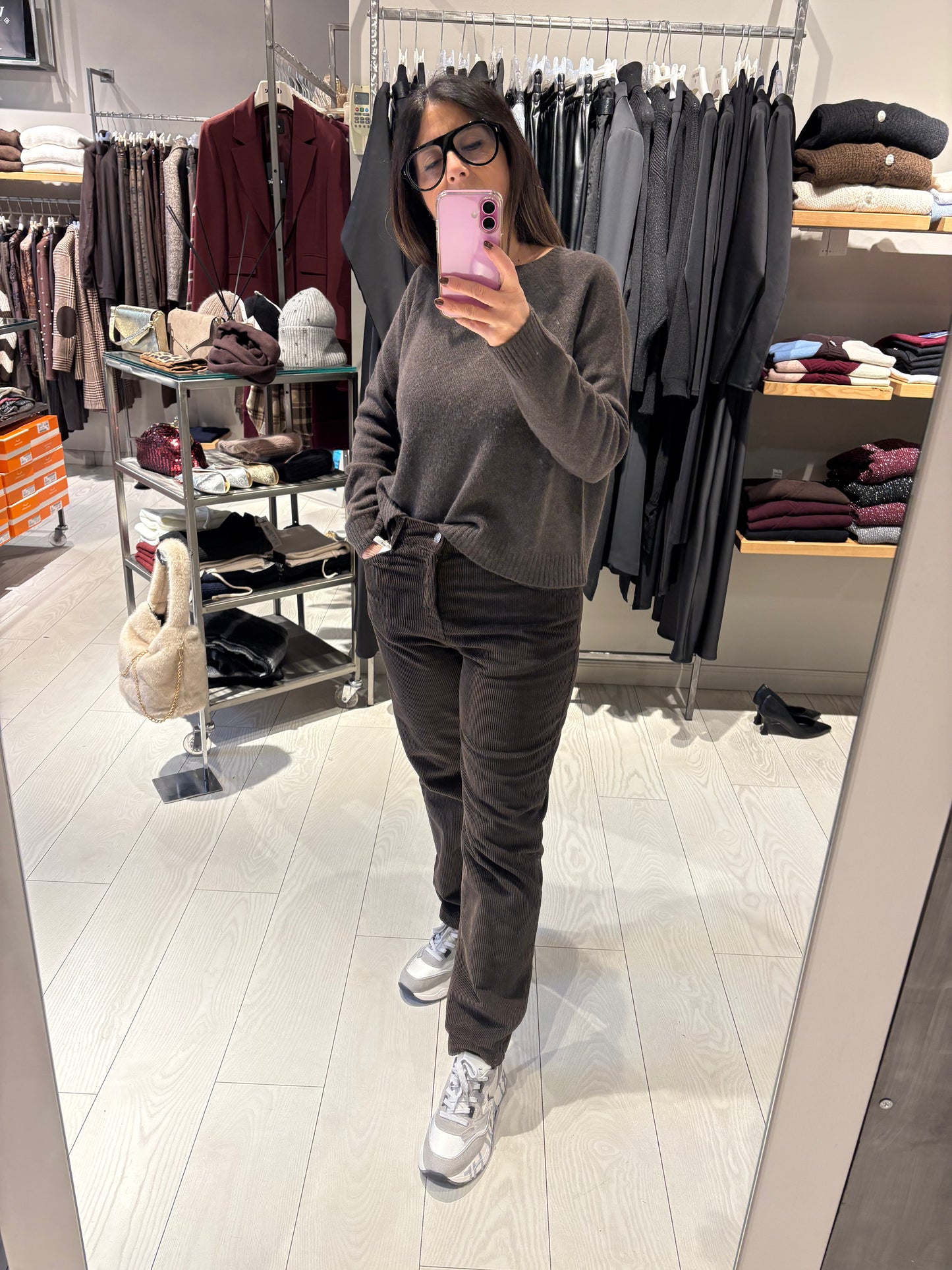 Pantaloni velluto Susy Mix