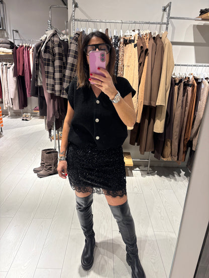 Minigonna paillettes Susy Mix