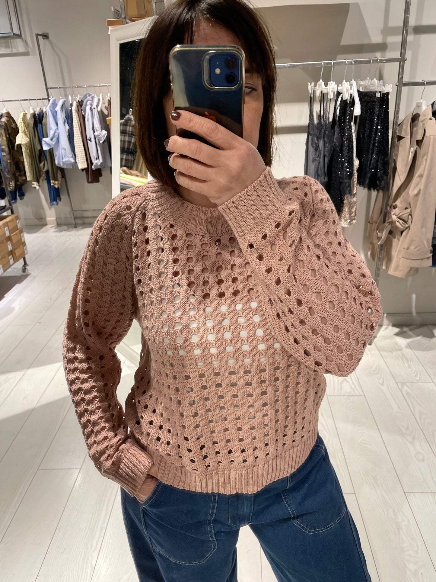 Maglia buchi Susy Mix