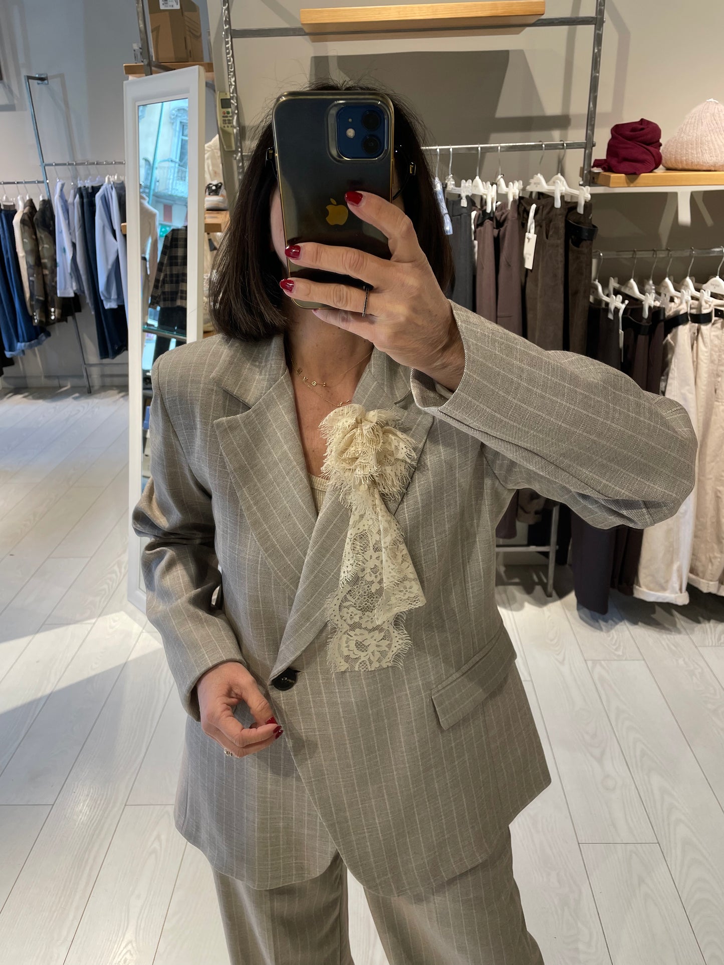 Giacca gessata Susy Mix