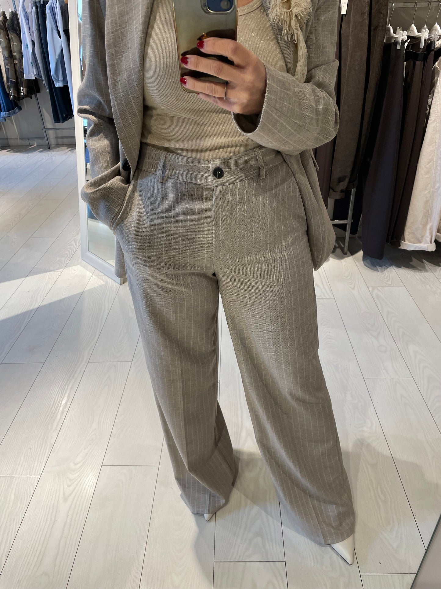 Pantalone gessato Susy Mix