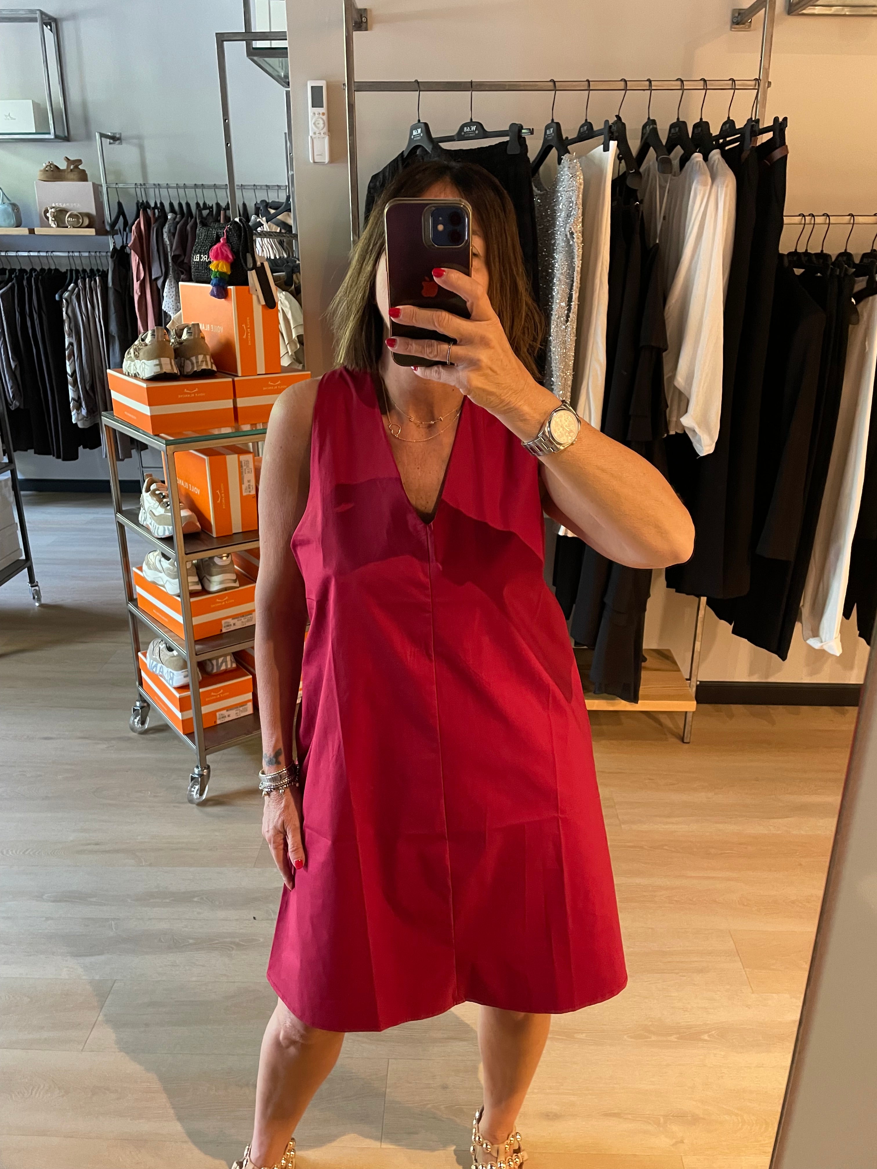 Abito tasche scollo V Susy Mix