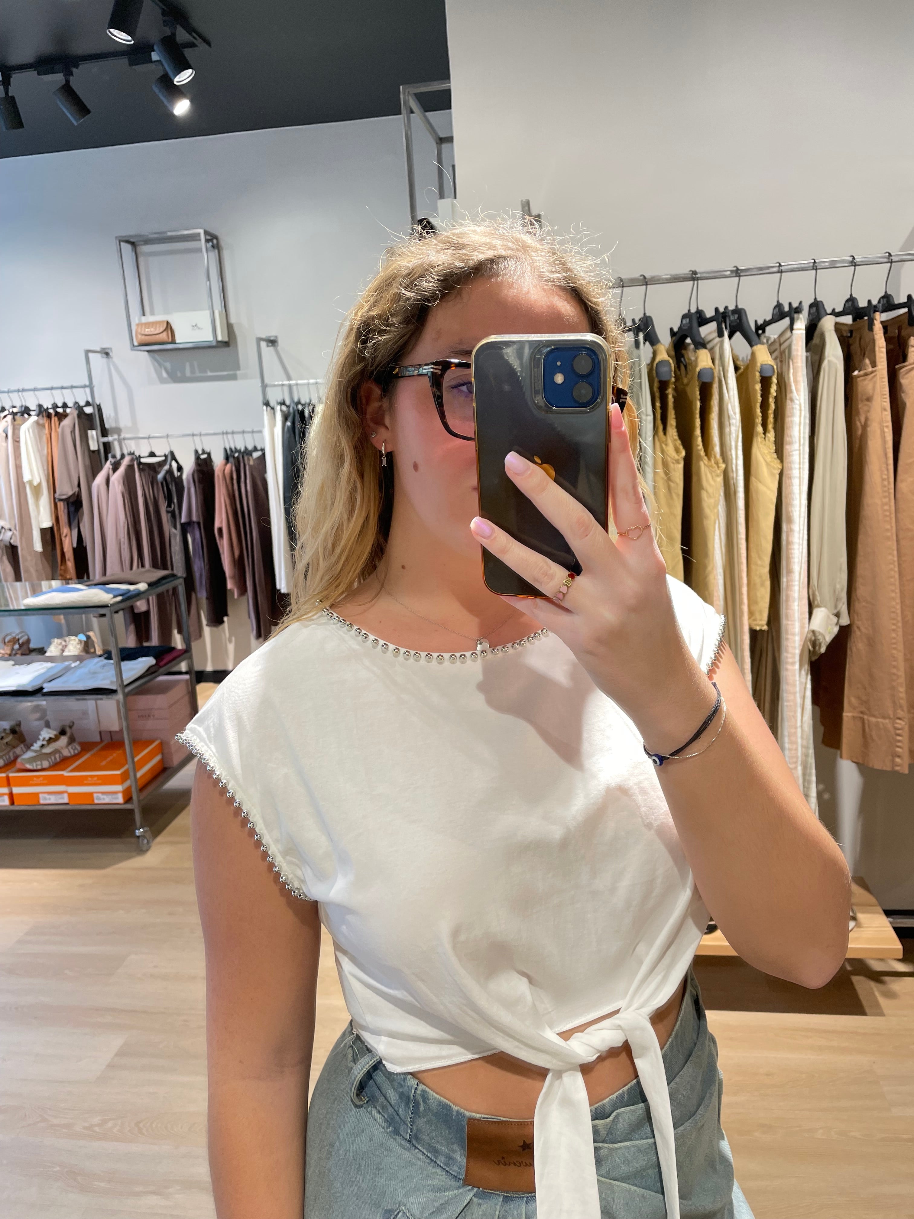 T-shirt borchie Souvenir Privée