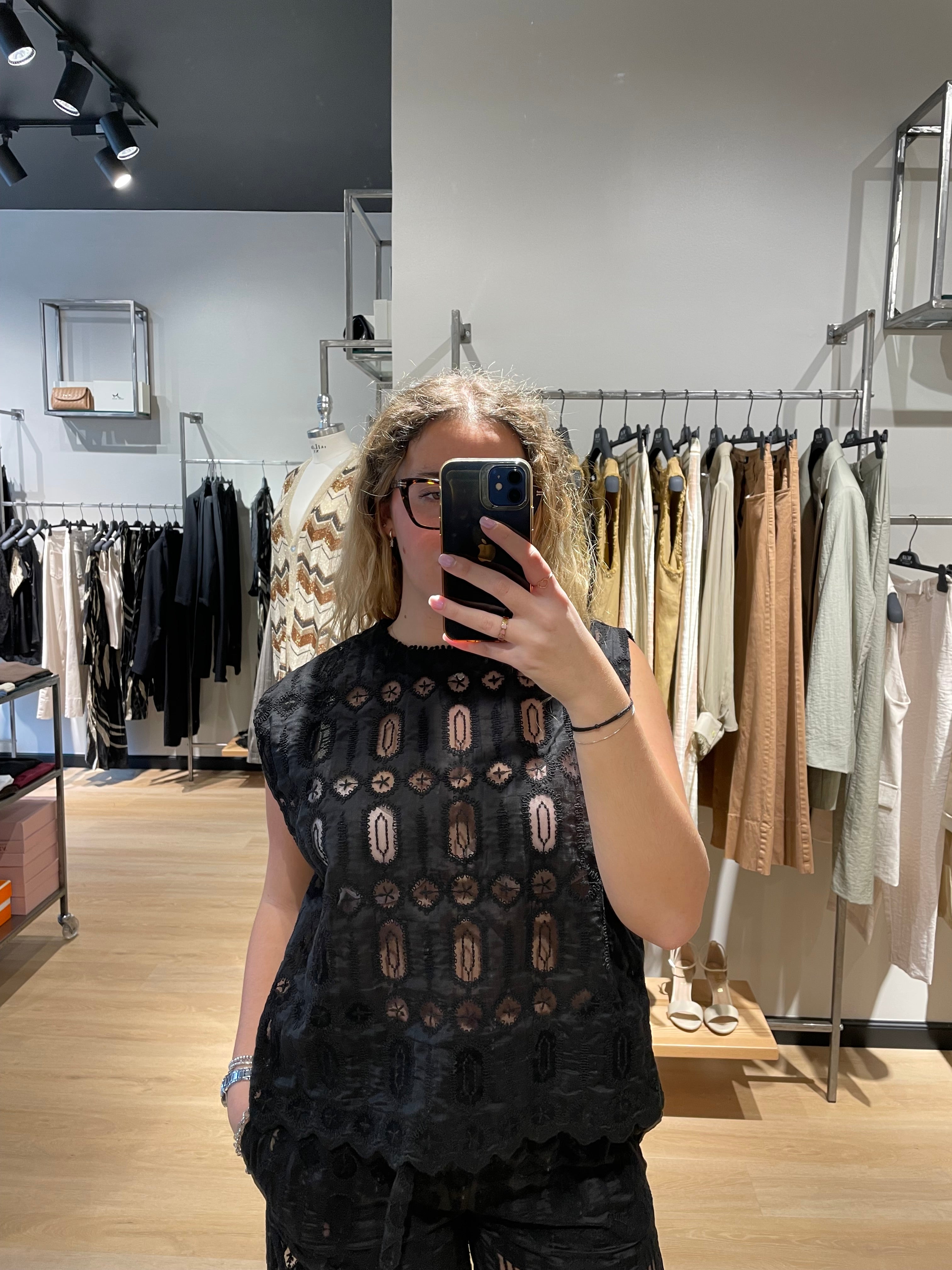Blusa traforata Souvenir Privée